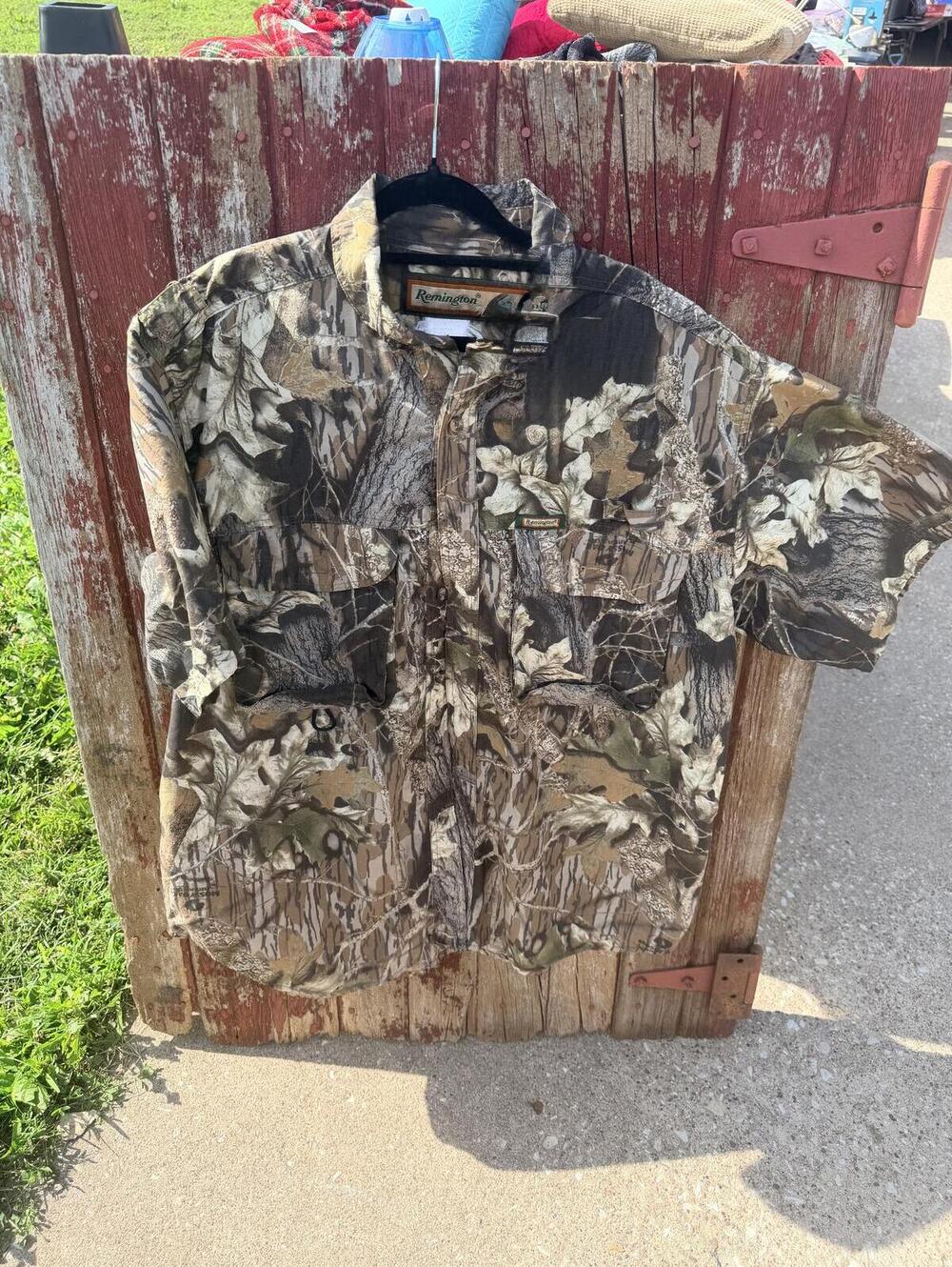 Remington Outdoor Clothing Camouflage Hunting Shirt Jacket